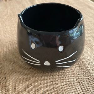 Pottery Barn Halloween cat candy bowl